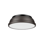 Golden Duncan 14-Light Chandelier, Matte Black/Rubbed Bronze - 3602-14BLK-RBZ