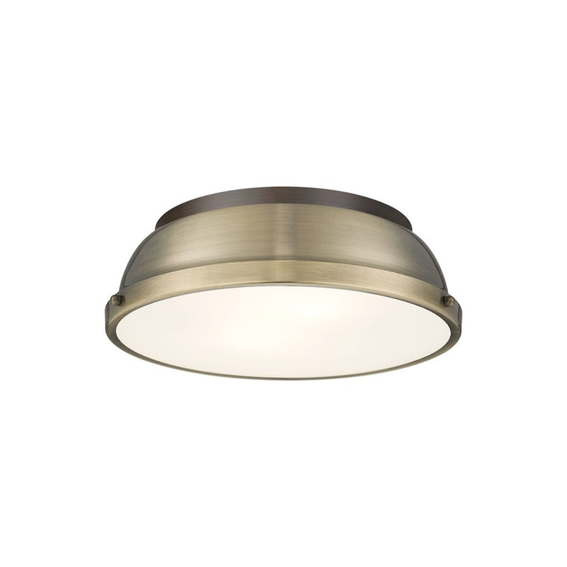 Golden Duncan 14-Light Chandelier, Rubbed Bronze/Aged Brass