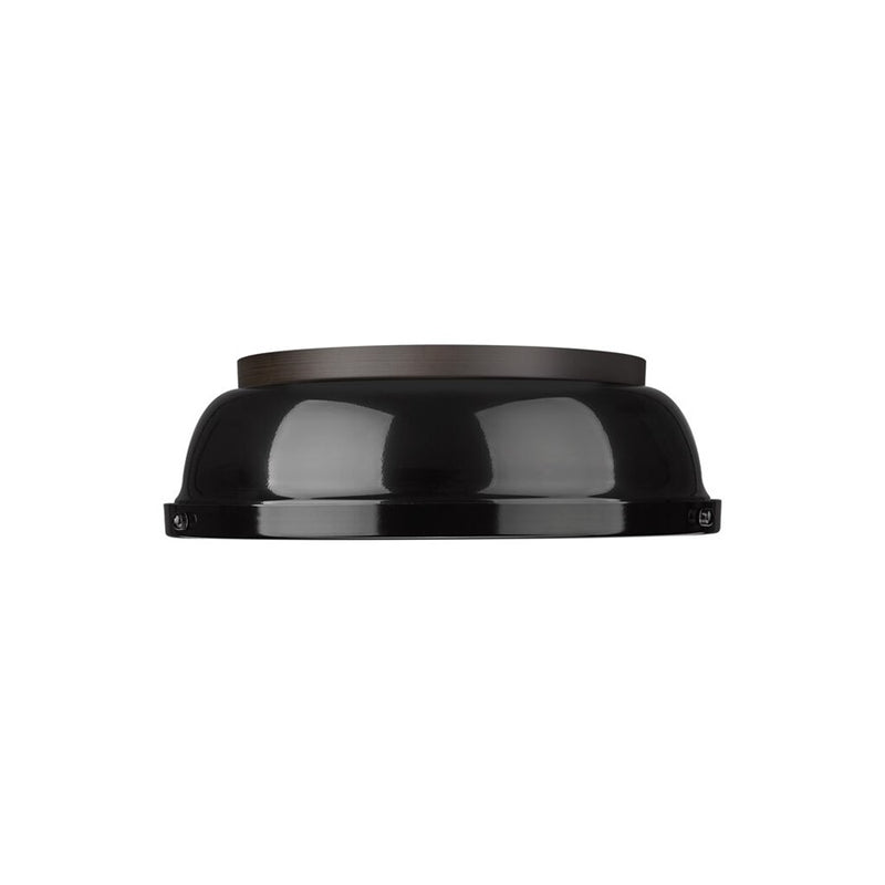 Golden Duncan 14-Light Chandelier, Rubbed Bronze/Matte Black - 3602-14RBZ-BLK