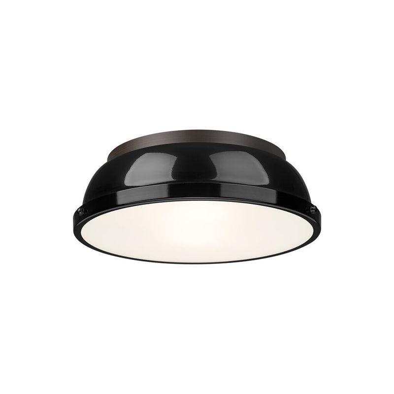 Golden Duncan 14-Light Chandelier, Rubbed Bronze/Matte Black