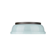 Golden Duncan 14-Light Chandelier, Rubbed Bronze/Seafoam - 3602-14RBZ-SF