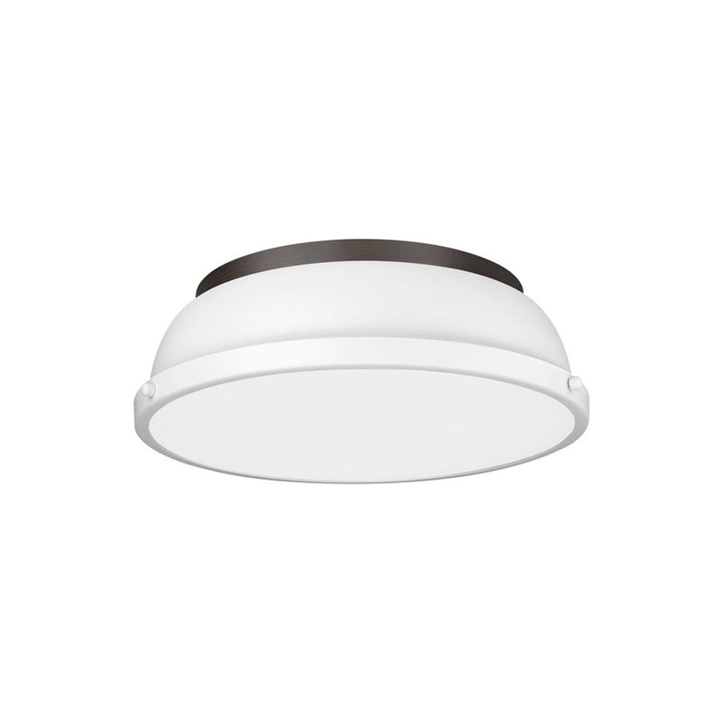 Golden Duncan 14-Light Chandelier, Rubbed Bronze/Matte White