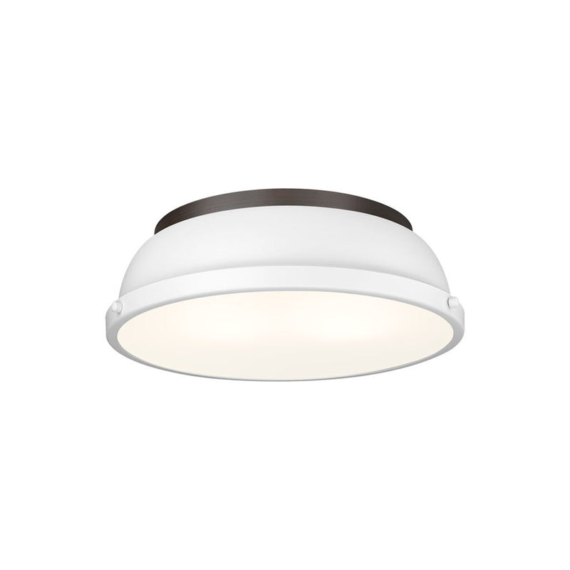 Golden Duncan 14-Light Chandelier, Rubbed Bronze/Matte White