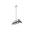 Golden Duncan 3-Light Linear Pendant, Chrome/Rubbed Bronze