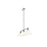 Golden Duncan 3-Light Linear Pendant, Pewter/Matte White