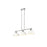 Golden Duncan 3-Light Linear Pendant, Pewter/Matte White
