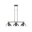 Golden Duncan 3-Light Linear Pendant, Rubbed Bronze/Chrome - 3602-3LPRBZ-CH