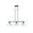 Golden Duncan 3-Light Linear Pendant, Rubbed Bronze/Seafoam - 3602-3LPRBZ-SF