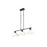 Golden Duncan 3-Lt Linear Pendant, Rubbed Bronze/Matte White