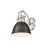 Golden Duncan 1-Light Vanity Light, Pewter/Rubbed Bronze