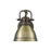 Golden Duncan 1-Light Vanity Light, Rubbed Bronze/Aged Brass - 3602-BA1RBZ-AB