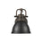 Golden Duncan 1-Light Vanity Light, Rubbed Bronze/Matte Black - 3602-BA1RBZ-BLK
