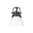 Golden Duncan 1-Light Vanity Light, Rubbed Bronze/Matte White - 3602-BA1RBZ-WHT