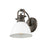 Golden Duncan 1-Light Vanity Light, Rubbed Bronze/Matte White