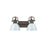 Golden Duncan 2-Light Vanity Light, Rubbed Bronze/Seafoam - 3602-BA2RBZ-SF
