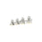 Golden Lighting Duncan 4-Light Vanity Light, Pewter/Pewter