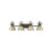 Golden Duncan 4-Light Vanity Light, Rubbed Bronze/Aged Brass - 3602-BA4RBZ-AB