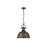 Golden Duncan 1-Light Small Pendant, Matte Black/Rubbed Bronze - 3602-LBLK-RBZ