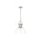 Golden Lighting Duncan Large 1-Light Chain Pendant, Pewter/Clear - 3602-LPW-CLR