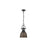 Golden Duncan 1-Light Large Pendant, Matte Black/Rubbed Bronze - 3602-SBLK-RBZ
