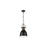 Golden Duncan 1-Light Small Pendant, Rubbed Bronze/Matte Black