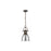Golden Lighting Duncan 1-Light Chain Pendant, Bronze/Chrome - 3602-SRBZ-CH