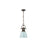 Golden Lighting Duncan 1-Light Chain Pendant, Bronze/Seafoam - 3602-SRBZ-SF