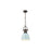 Golden Lighting Duncan 1-Light Chain Pendant, Bronze/Seafoam