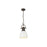 Golden Duncan 1-Light Small Pendant, Rubbed Bronze/Matte White