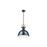 Golden Lighting Duncan Large 1-Light Rod Pendant, Black/Navy