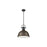 Golden Duncan 1-Light Rod Pendant, Matte Black/Rubbed Bronze