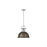 Golden Lighting Duncan Large 1-Light Rod Pendant, Chrome/Bronze - 3604-LCH-RBZ