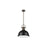 Golden Duncan 1-Light Large Pendant, Rubbed Bronze/Matte Black