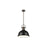 Golden Duncan 1-Light Large Pendant, Rubbed Bronze/Matte Black