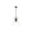 Golden Duncan 1-Light Pendant, Rubbed Bronze/Clear Glass