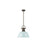 Golden Lighting Duncan Large 1-Light Rod Pendant, Bronze/Seafoam - 3604-LRBZ-SF