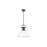 Golden Duncan 1-Light Large Pendant, Rubbed Bronze/Matte White