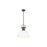 Golden Duncan 1-Light Large Pendant, Rubbed Bronze/Matte White
