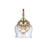 Golden Daphne 1-Light Wall Sconce, Champagne Bronze/Clear Glass - 3610-1WBCB-CLR