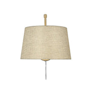 Golden Ryleigh 1-Lt Swing Arm, Champagne Bronze/Natural Sisal - 3694-A1WBCB-NS