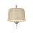 Golden Lighting Ryleigh 1-Light Swing Arm, Pewter/Natural Sisal