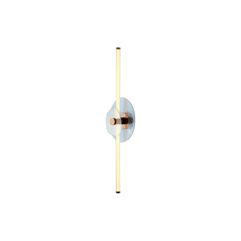 Golden Colorella 1 Light Sconce, Rose Gold/Hammered Blue CL