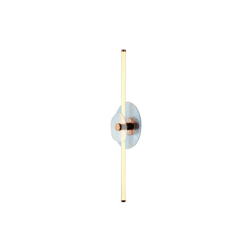 Golden Colorella 1 Light Sconce, Rose Gold/Hammered Blue CL
