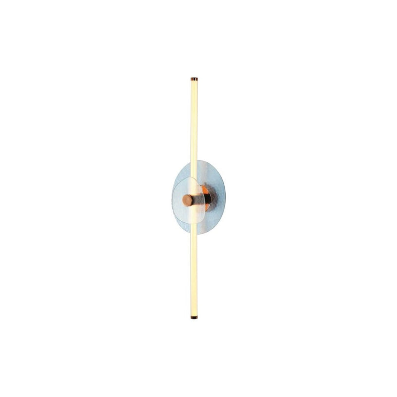 Golden Colorella 1 Light Sconce, Rose Gold/Hammered Blue CL