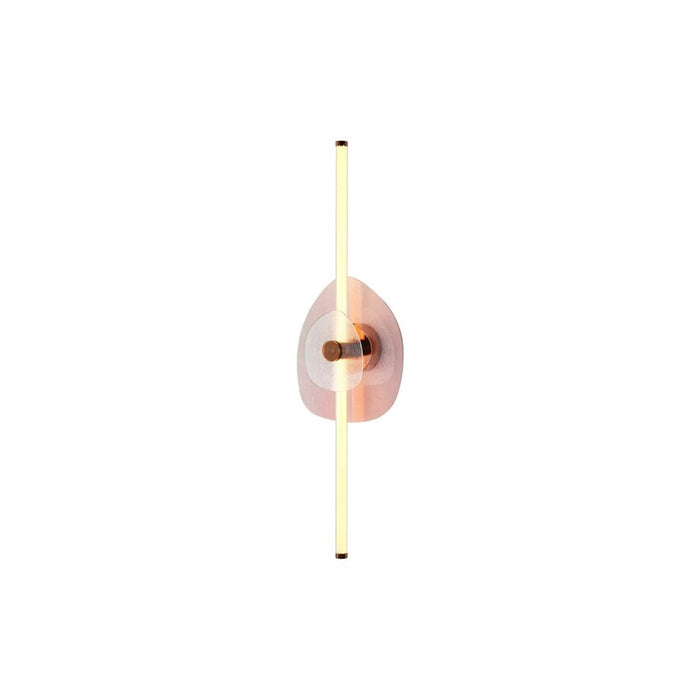 Golden Lighting Colorella 1 Light Sconce, Rose Gold/Pink CL