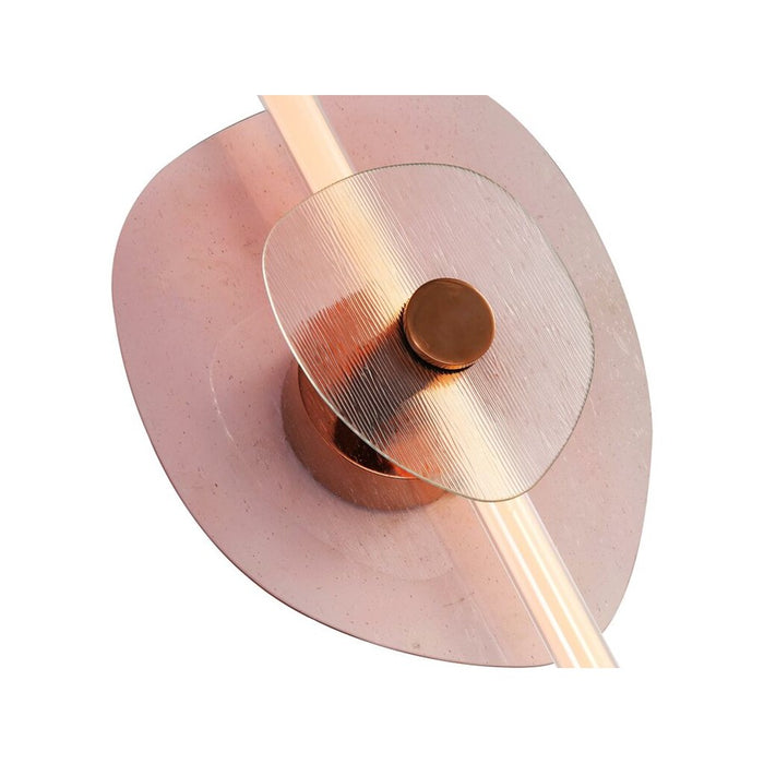 Golden Lighting Colorella 1 Light Sconce, Rose Gold/Pink CL