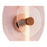 Golden Lighting Colorella 1 Light Sconce, Rose Gold/Pink CL