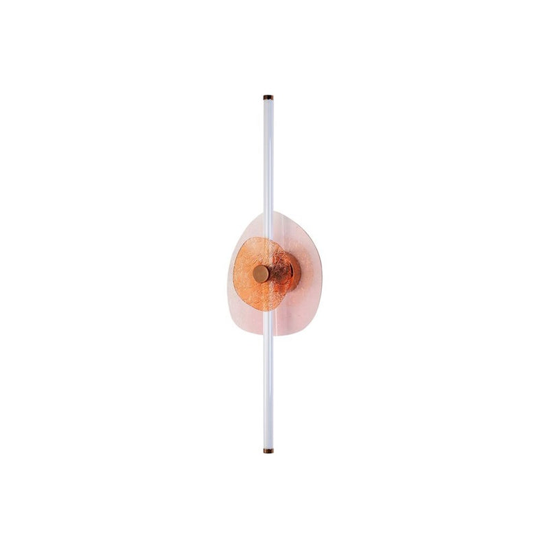 Golden Lighting Colorella 1 Light Sconce, Rose Gold/Pink OR