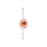 Golden Lighting Colorella 1 Light Sconce, Rose Gold/Pink OR