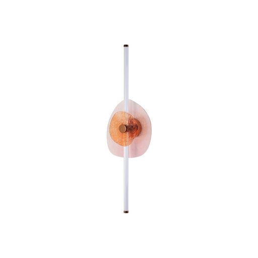 Golden Lighting Colorella 1 Light Sconce, Rose Gold/Pink OR